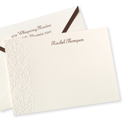 Damask Embossed Card